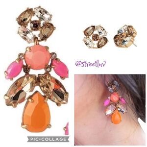 Stella & Dot Pop Geo Chandelier Earrings